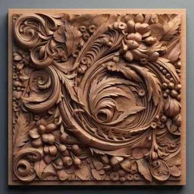 Patterns and decorations stl Nanosellini 2 3d model